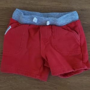 Redish/orange infant shorts